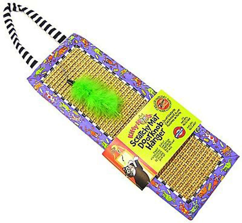 Brinquedo Arranhador Fatcat Scratchy Mat Doork nob Hanger - Tam. Único