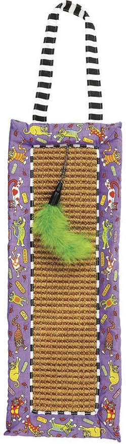 Brinquedo Arranhador Fatcat Scratchy Mat Doork nob Hanger - Tam. Único