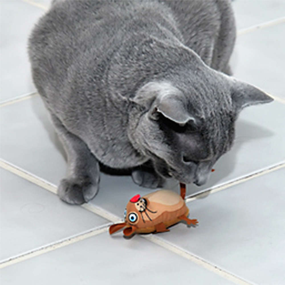Brinquedo Fatcat Eeeks! Rato - Marrom