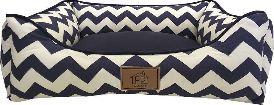 Cama 2 em 1 Fábrica Pet França Azul Marinho - Tam. M