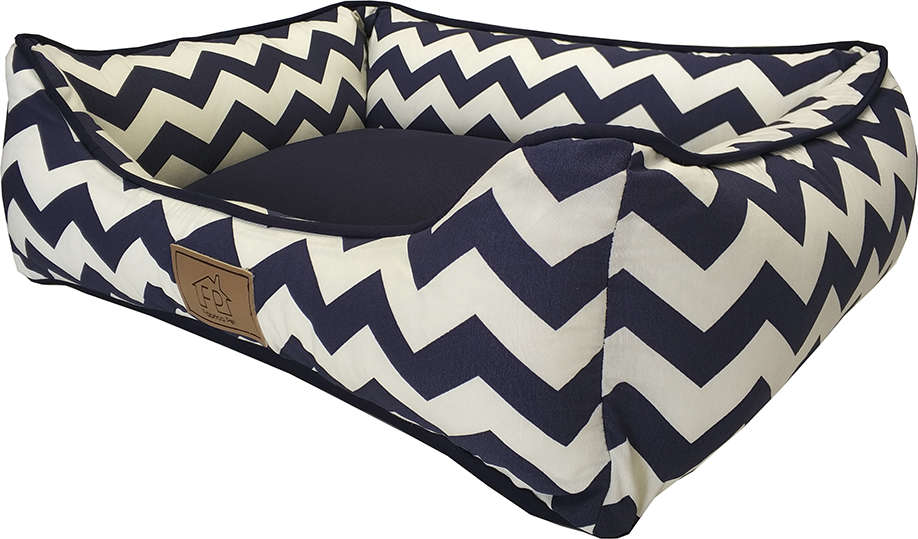 Cama 2 em 1 Fábrica Pet França Azul Marinho - Tam. M