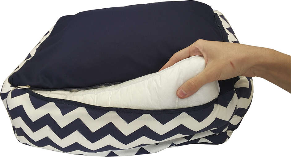 Cama 2 em 1 Fábrica Pet França Azul Marinho - Tam. M