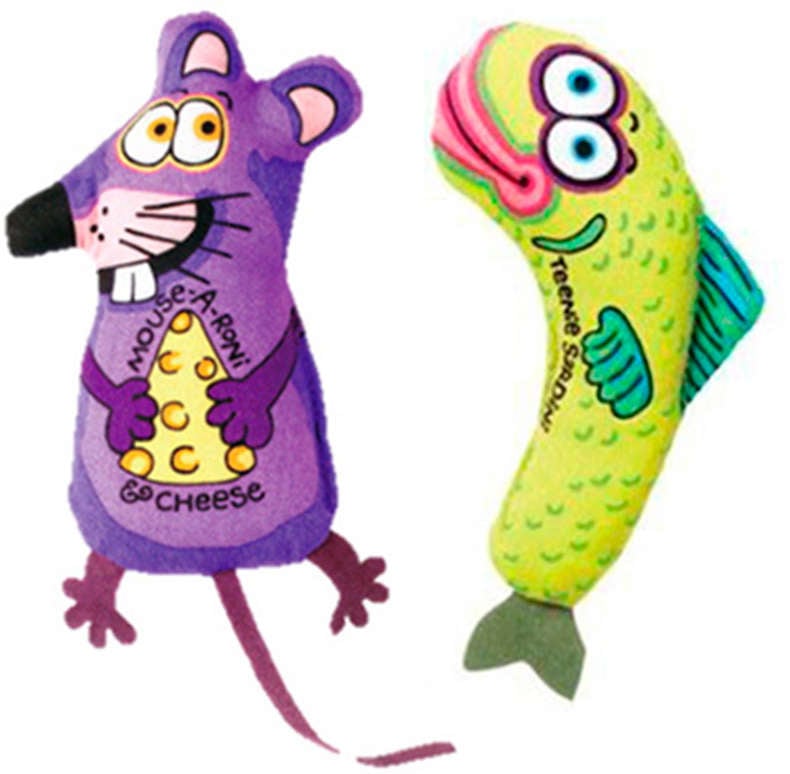 Brinquedo Fatcat Appeteasers Verde e Roxo - Tam. Único