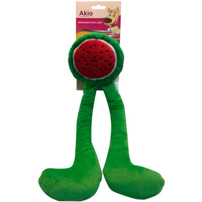 Brinquedo Akio Pelúcia com Squeaker Melancia
