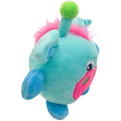 Brinquedo Akio Pelúcia com Squeaker Girafa Azul
