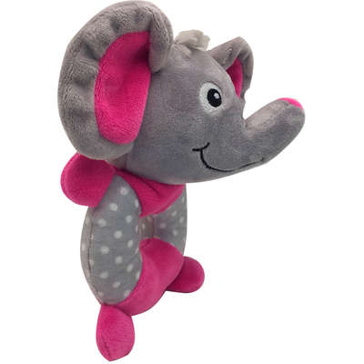 Brinquedo Akio Pelúcia com Squeaker Elefante com o Corpo Redondo
