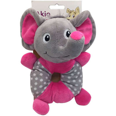 Brinquedo Akio Pelúcia com Squeaker Elefante com o Corpo Redondo
