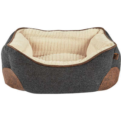 Cama Petco Harmony com Detalhe em Couro para Cães e Gatos