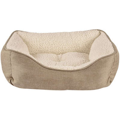 Cama Petco Harmony Pelúcia de Carneiro Nude para Cães e Gatos