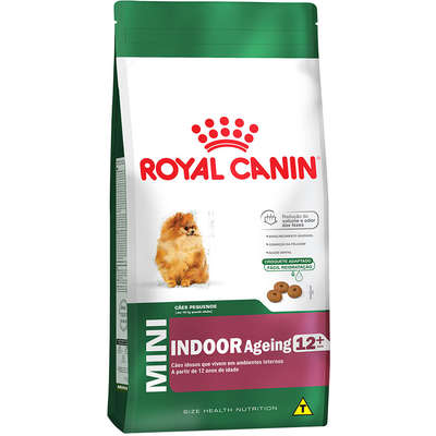 Ração Royal Canin Mini Indoor Ageing 12+ para Cães Idosos de Raças Pequenas em Ambientes Internos