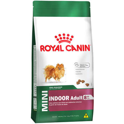 Ração Royal Canin Mini Indoor Adult 8+ para Cães Adultos de Raças Pequenas em Ambientes Internos