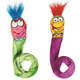Brinquedo Fatcat Gatos Springy Worms Verde e Roxo