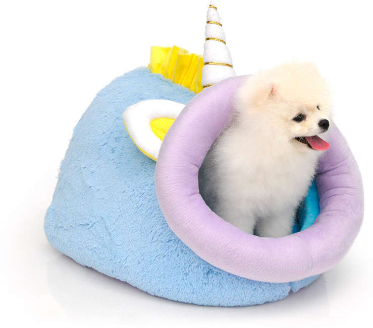 Toca Bichinho Chic Unicórnio Azul - Tam. M