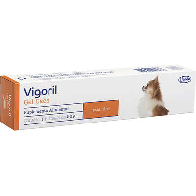 Suplemento Alimentar Vallée Vigoril Gel para Cães - 1 Bisnaga de 50 g
