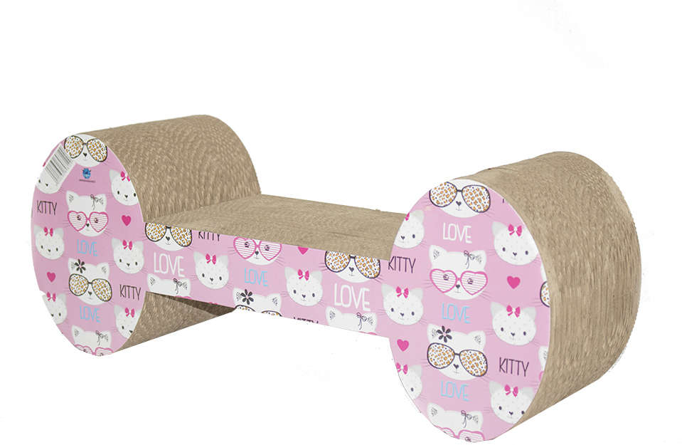 Brinquedo Arranhador Pet Star Dubai Osso - Rosa