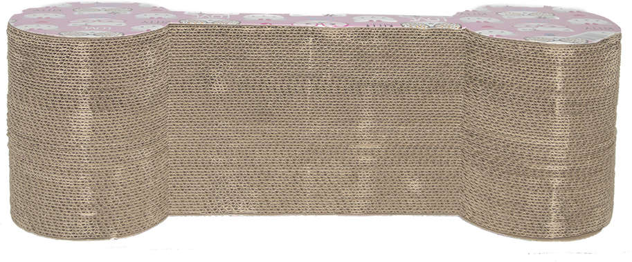 Brinquedo Arranhador Pet Star Dubai Osso - Rosa