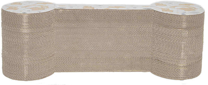 Brinquedo Arranhador Pet Star Dubai Osso Branco - Tam. Único