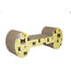 Brinquedo Arranhador Pet Star Dubai Osso Amarelo - Amarelo