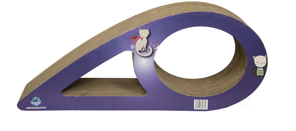 Brinquedo Arranhador Pet Star Holanda Roxo - Tam. Único.