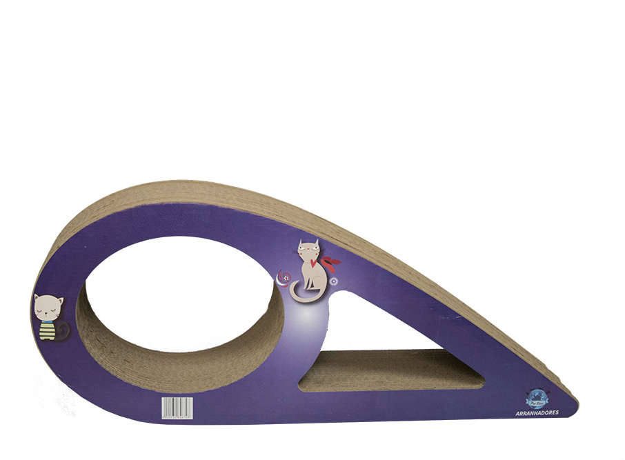 Brinquedo Arranhador Pet Star Holanda Roxo - Tam. Único.