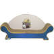 Brinquedo Arranhador Pet Star Viena - Azul e Bege