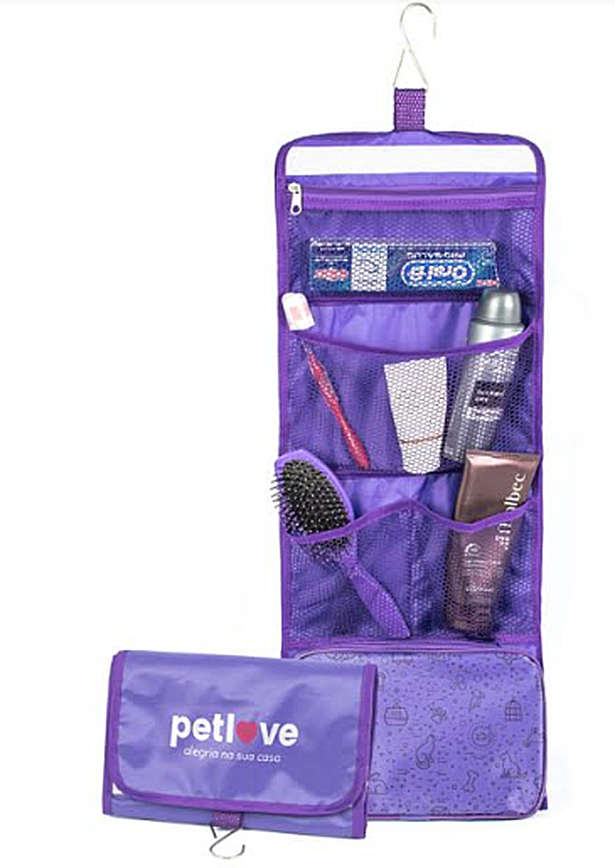 Necessaire Petlove Cabideira Roxa - Tam. Único