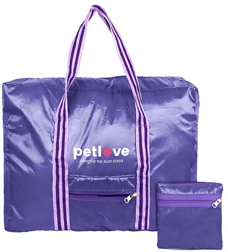 Bolsa Petlove Dobrável - Roxa