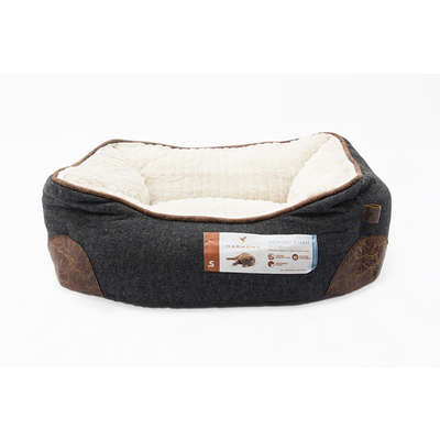 Cama Petco Harmony com Detalhe em Couro para Cães e Gatos