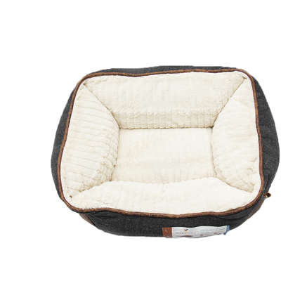 Cama Petco Harmony com Detalhe em Couro para Cães e Gatos