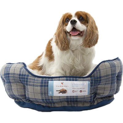 Cama Petco Harmony Pelúcia Xadrez para Cães e Gatos