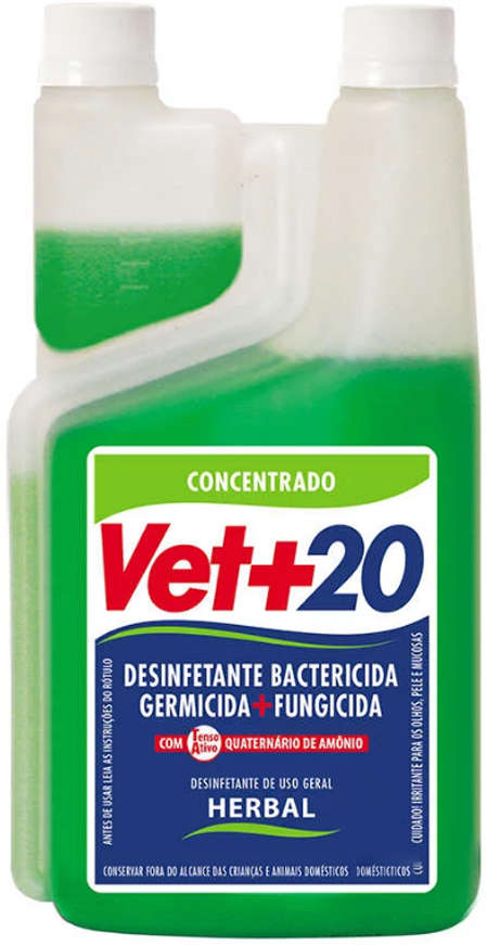 Desinfetante Vet+20 Bactericida Herbal - 500 mL