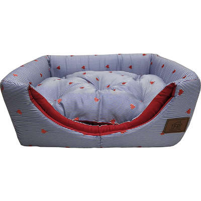 Cama 2 em 1 Fábrica Pet Túnel Coração