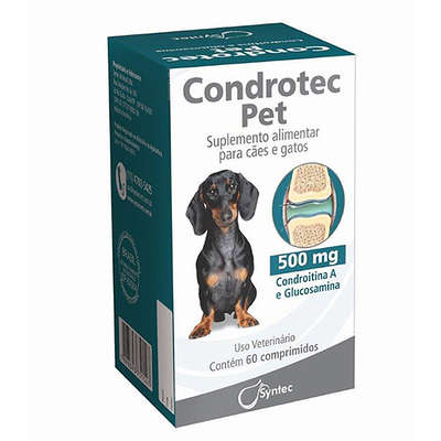 Suplemento Alimentar Syntec Condrotec Pet 60 Comprimidos