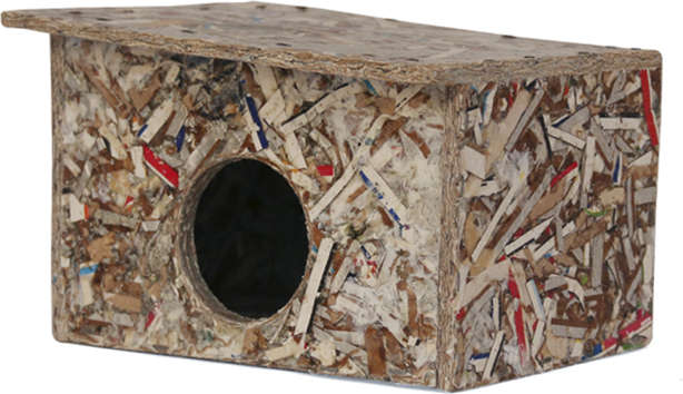 Casinha Ecológica Recriar Pet Natural para Hamster - Natural