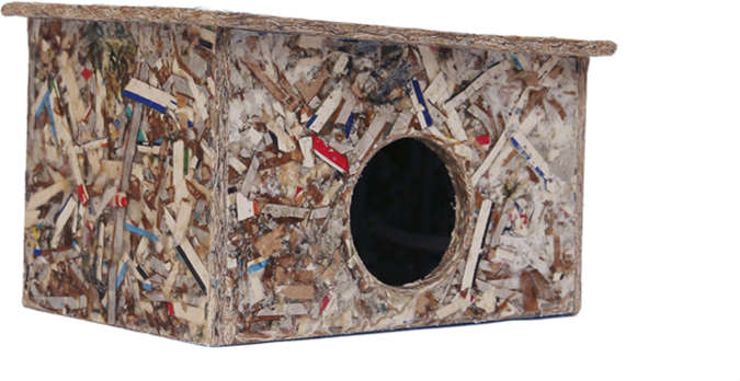 Casinha Ecológica Recriar Pet Natural para Hamster - Natural