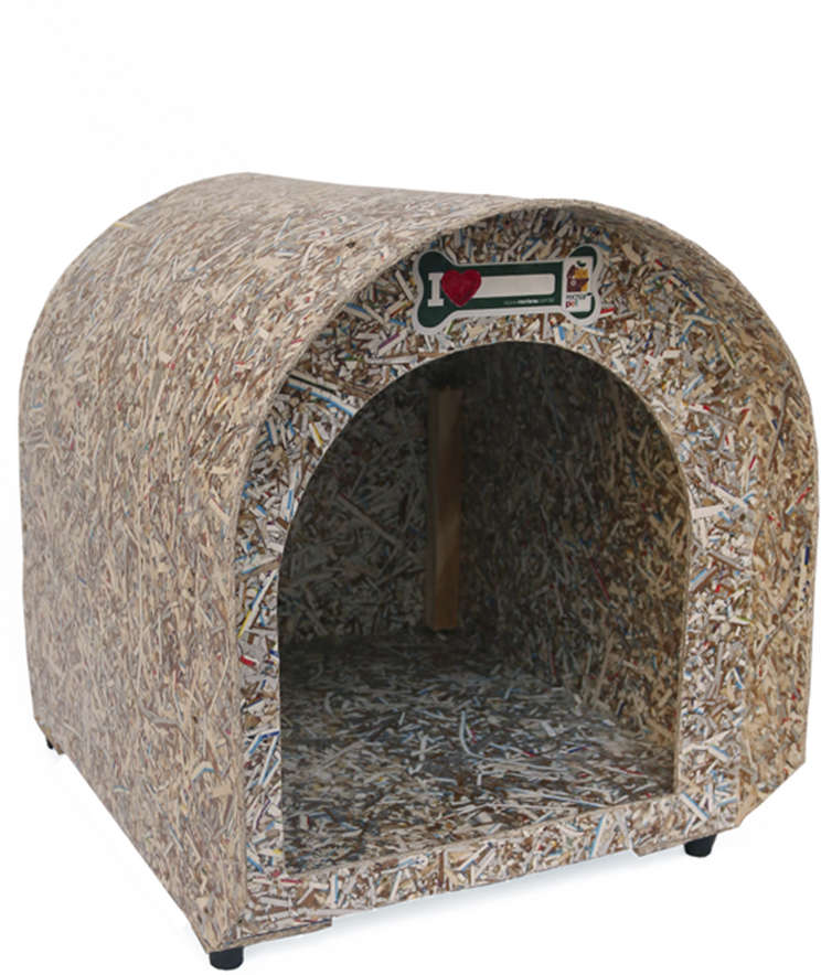 Casinha Iglu Ecológica Recriar Pet Natural - Tam. 00