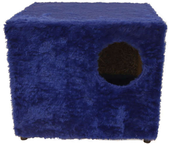 Toca Ecológica Recriar Pet Simples Azul para Gatos - Azul