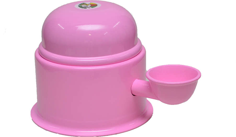 Bebedouro Vida Mansa Alumínio Rosa para Raças Pequenas - 700 mL