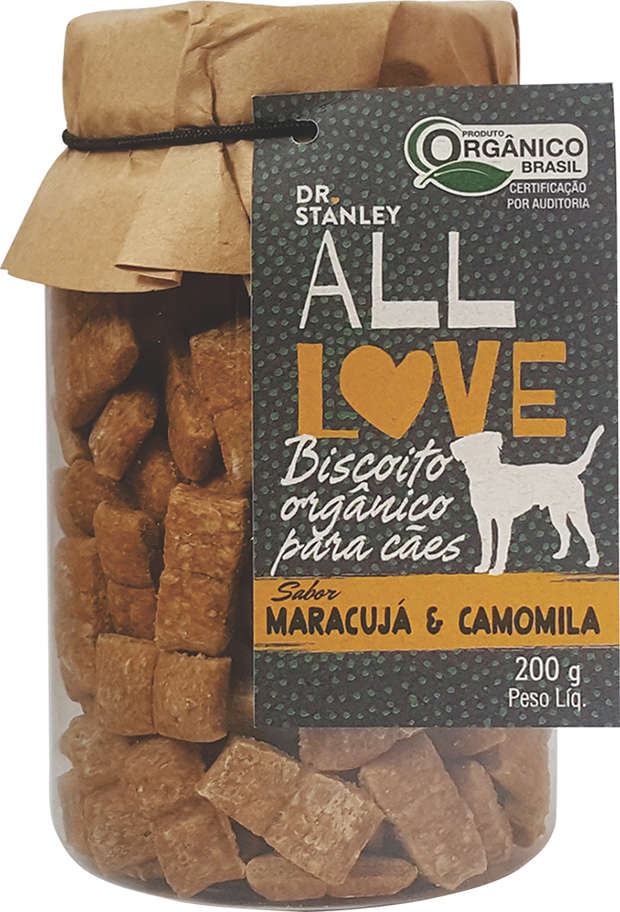 Biscoito All Love para Cães Sabor Camomila e Maracujá - 200g