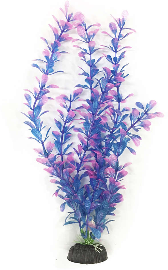 Planta Plástica Soma Economy Rosa e Azul (Mod.423) - 10 cm