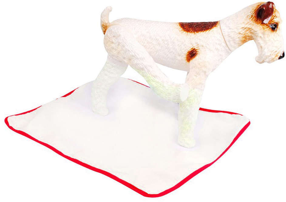 Tapete Higiênico Pet Wash São Benedito Pet Lavável Vermelho - Tam. G