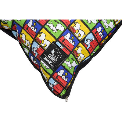 Almofadão Preto Zooz Pets Snoopy Quadrinho