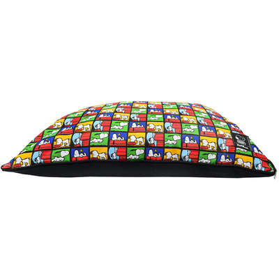 Almofadão Preto Zooz Pets Snoopy Quadrinho