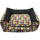 Cama Preta Zooz Pets Snoopy Quadrinhos