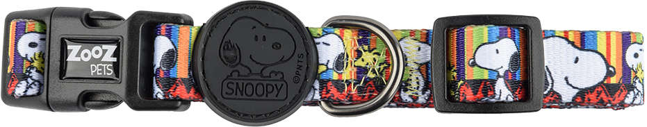 Coleira Zooz Pets Snoopy Stripe - Tam. P