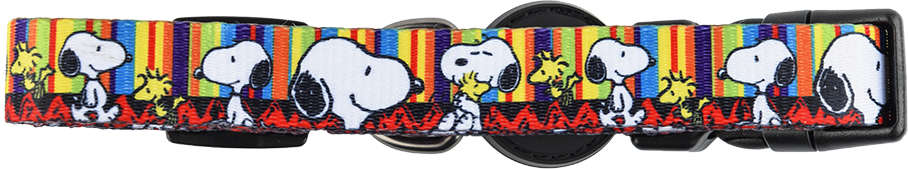 Coleira Zooz Pets Snoopy Stripe - Tam. P