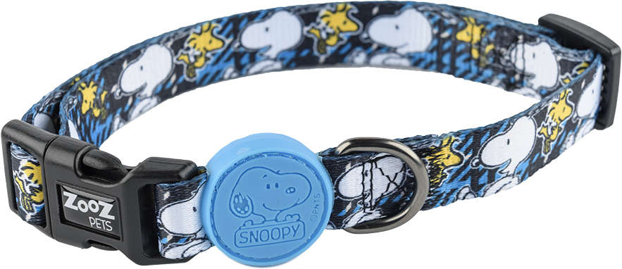 Coleira Zooz Pets Snoopy Xablue - Tam. G