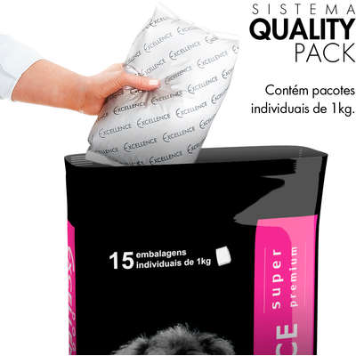 Ração Selecta Dog Excellence Super Premium Cães Filhotes Raças Médias Frango