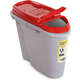 Porta Ração Plast Pet Dispenser Home - Vermelho