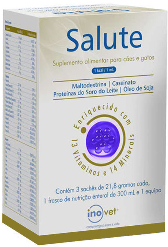 Dieta Inovet Salute para Nutrição Enteral - 10 Sachês de 21,8 g